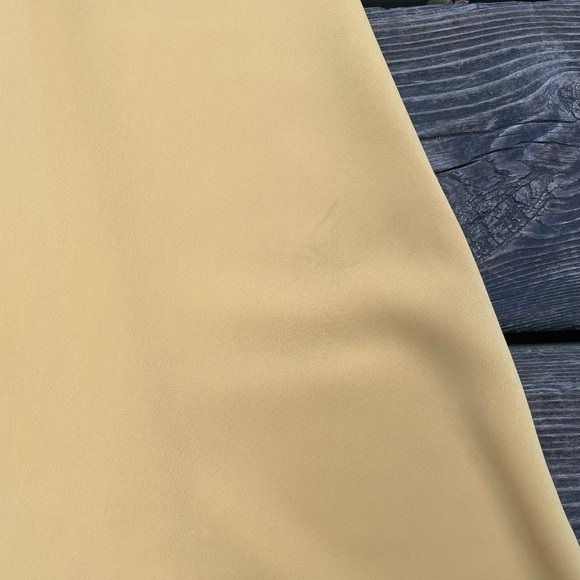 Dress: Oak + Fort Long Yellow Cutout Dress - Picture 11 of 11